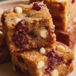 Cranberry Blondies Recipe Quick and Easy 5 Cranberry Blondies