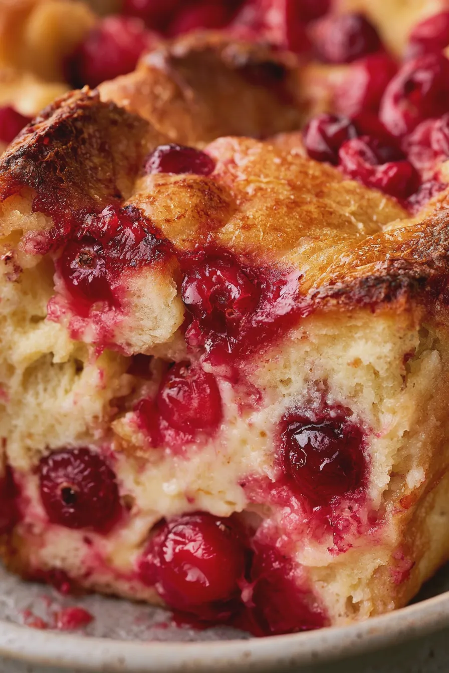 Cranberry Bread Pudding