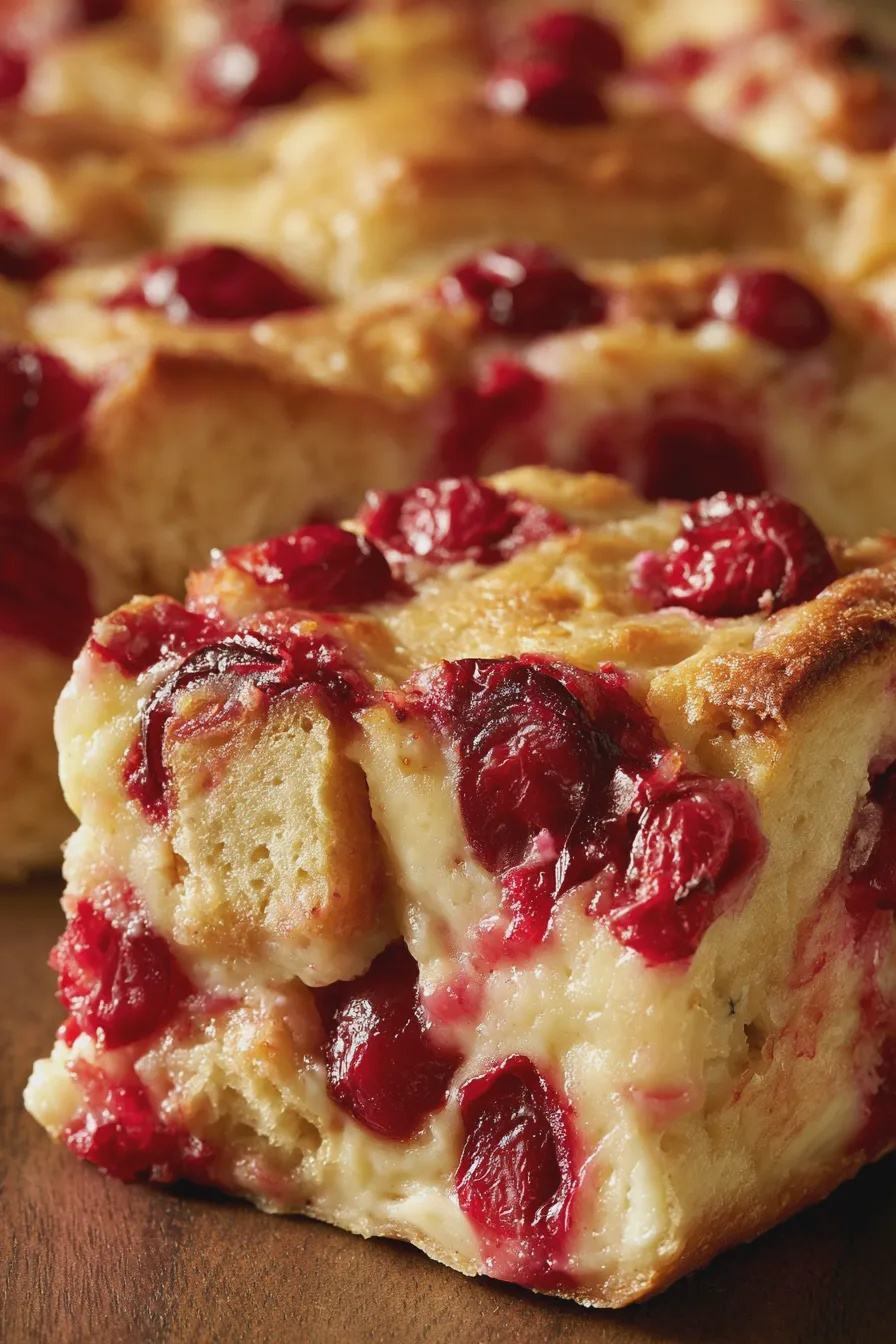 Cranberry Bread Pudding