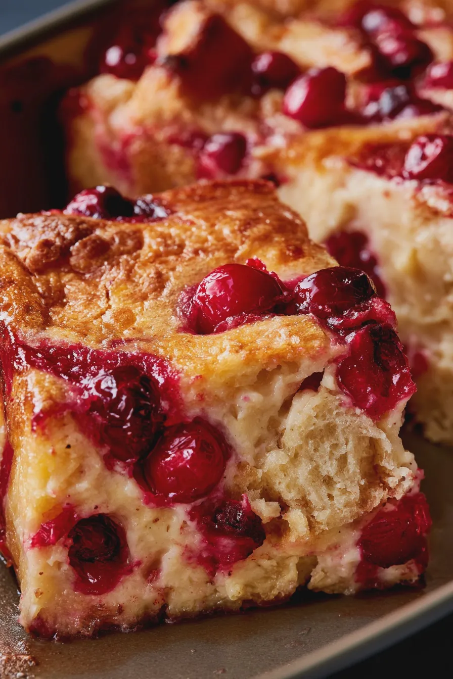 Cranberry Bread Pudding