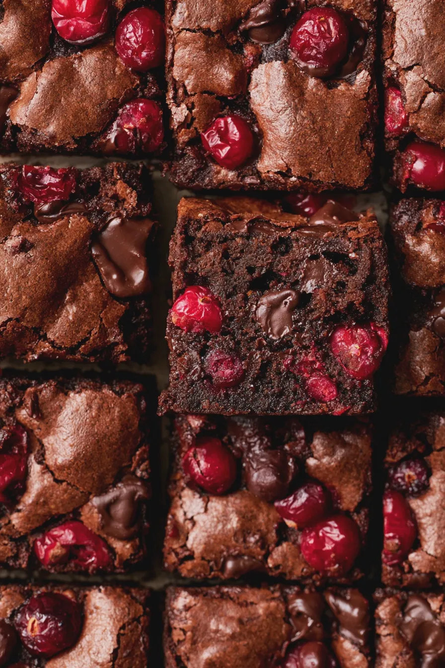 Cranberry Brownies Recipe Quick and Easy