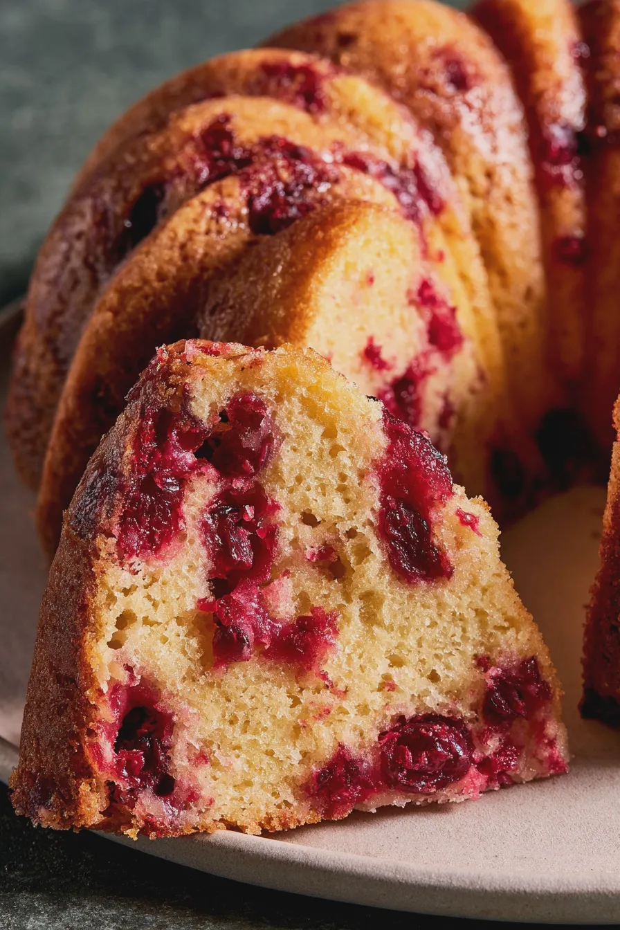 Cranberry Bundt Cake Recipe