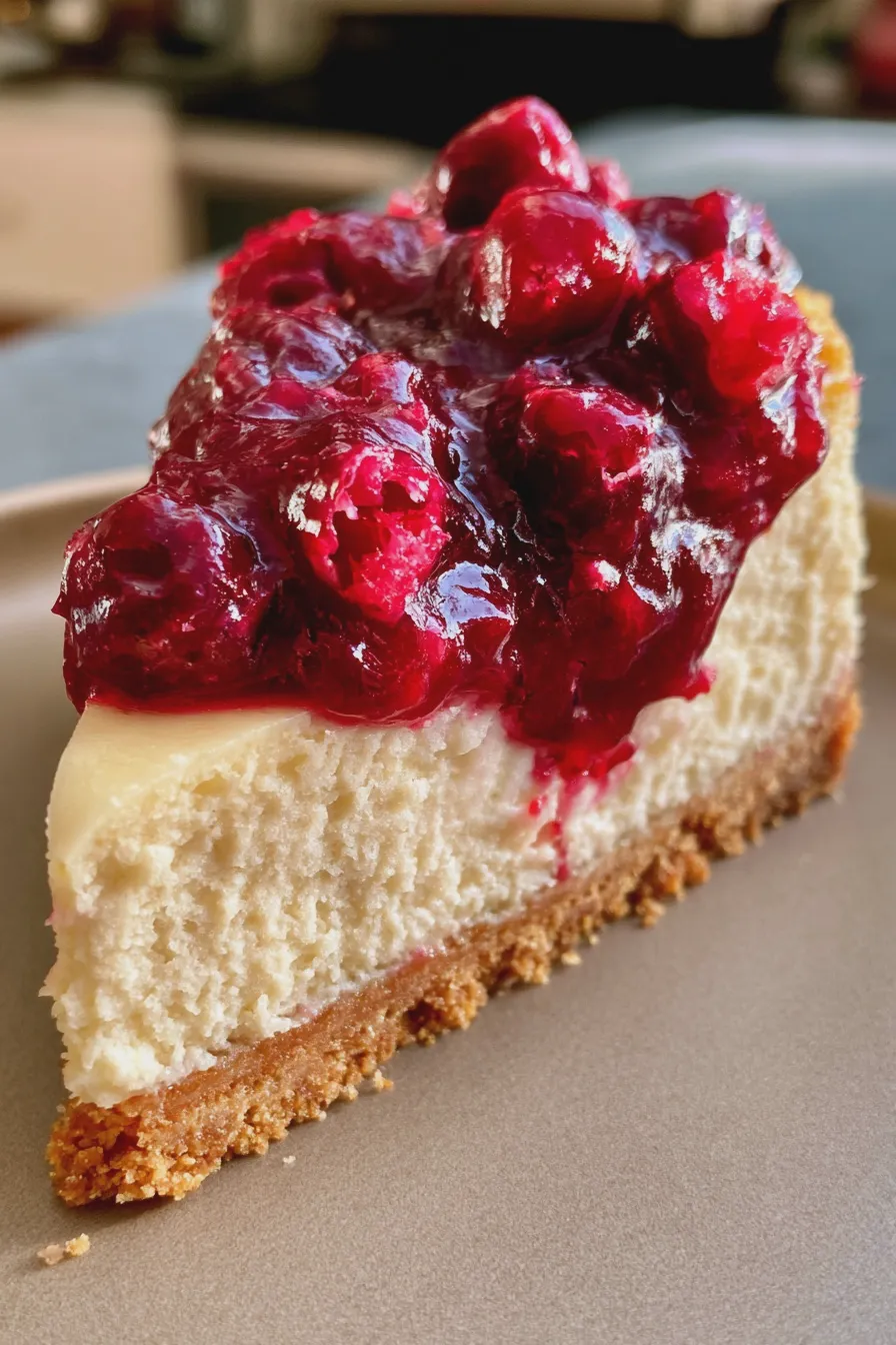 Cranberry Cheesecake Recipe for a Perfect Holiday Dessert 1 Cranberry Cheesecake
