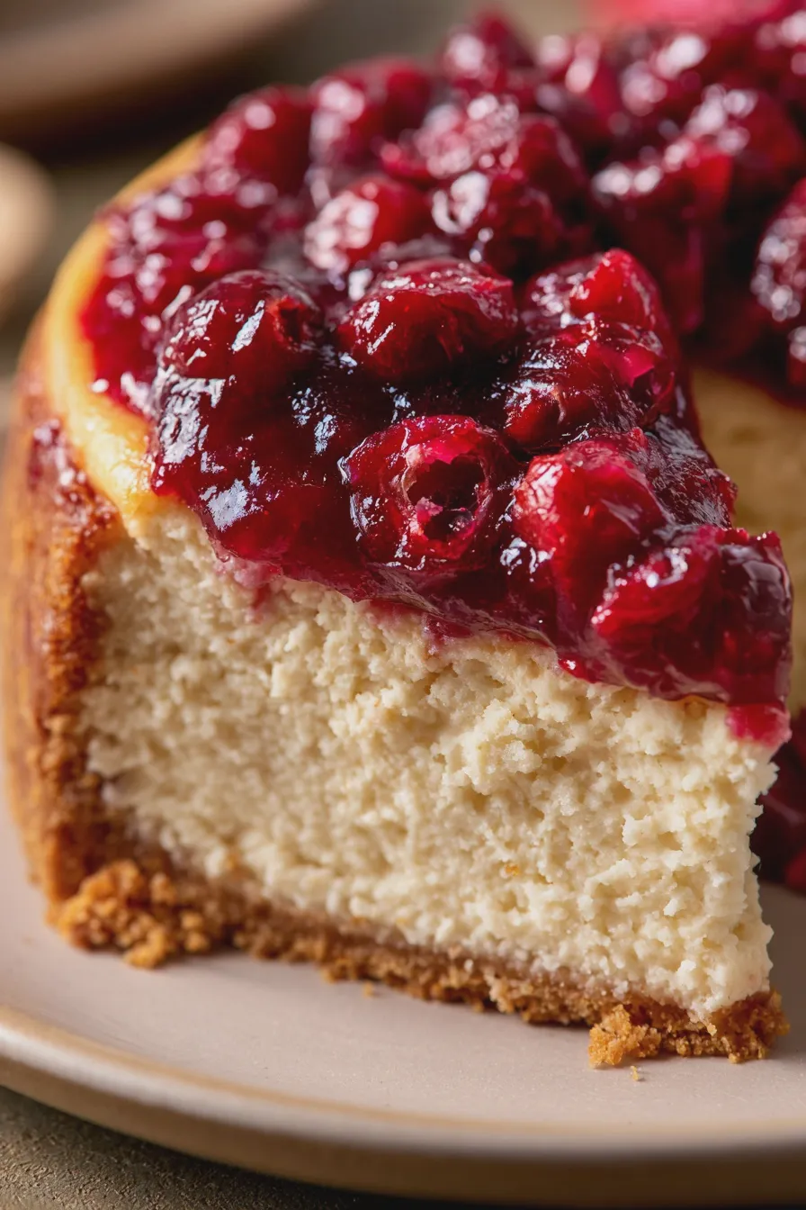 Cranberry Cheesecake Recipe for a Perfect Holiday Dessert 4 Cranberry Cheesecake