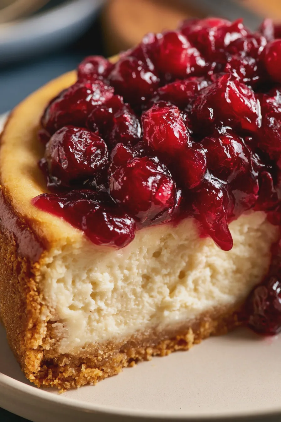 Cranberry Cheesecake Recipe for a Perfect Holiday Dessert 3 Cranberry Cheesecake
