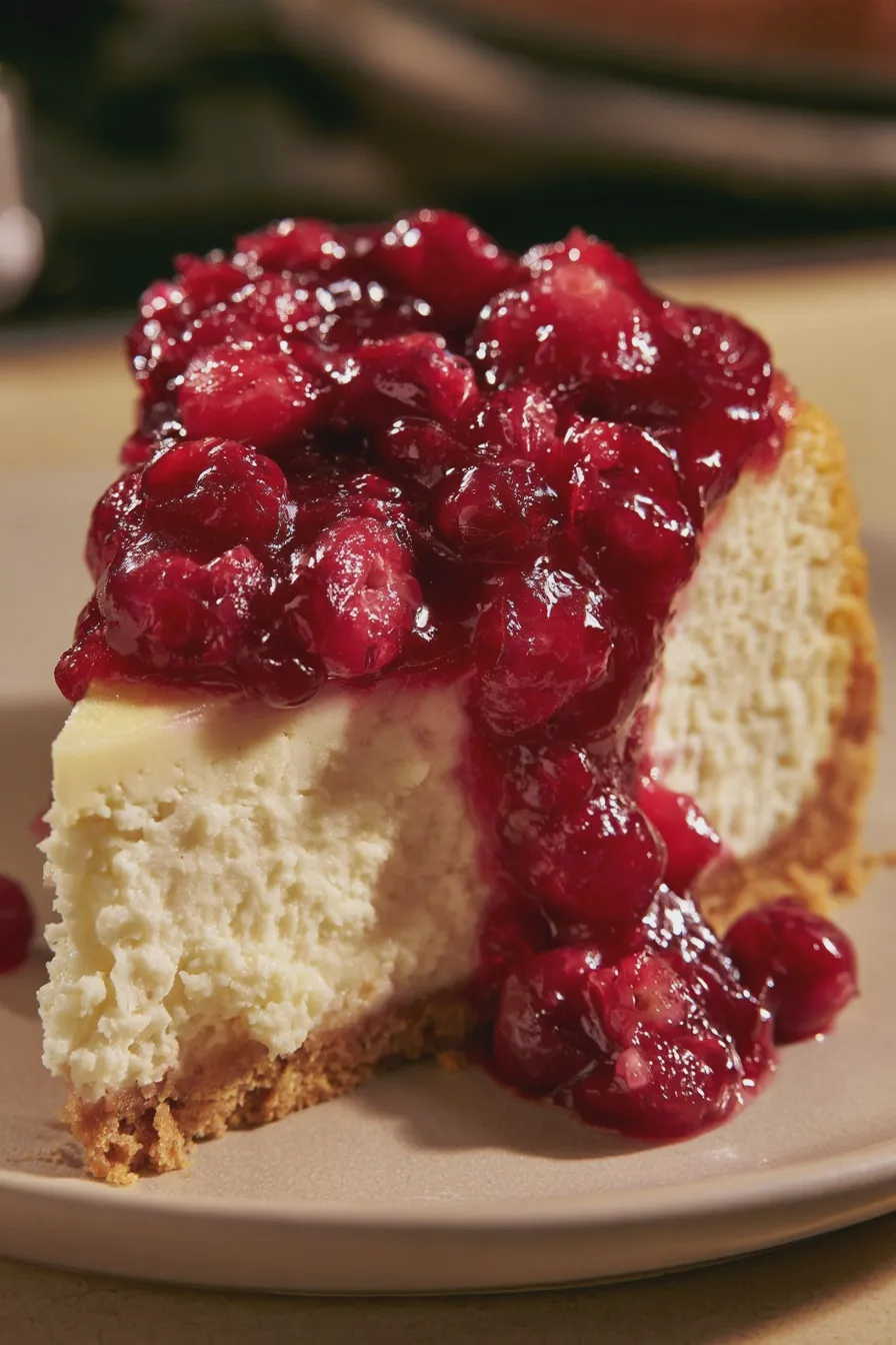 Cranberry Cheesecake Recipe for a Perfect Holiday Dessert 2 Cranberry Cheesecake