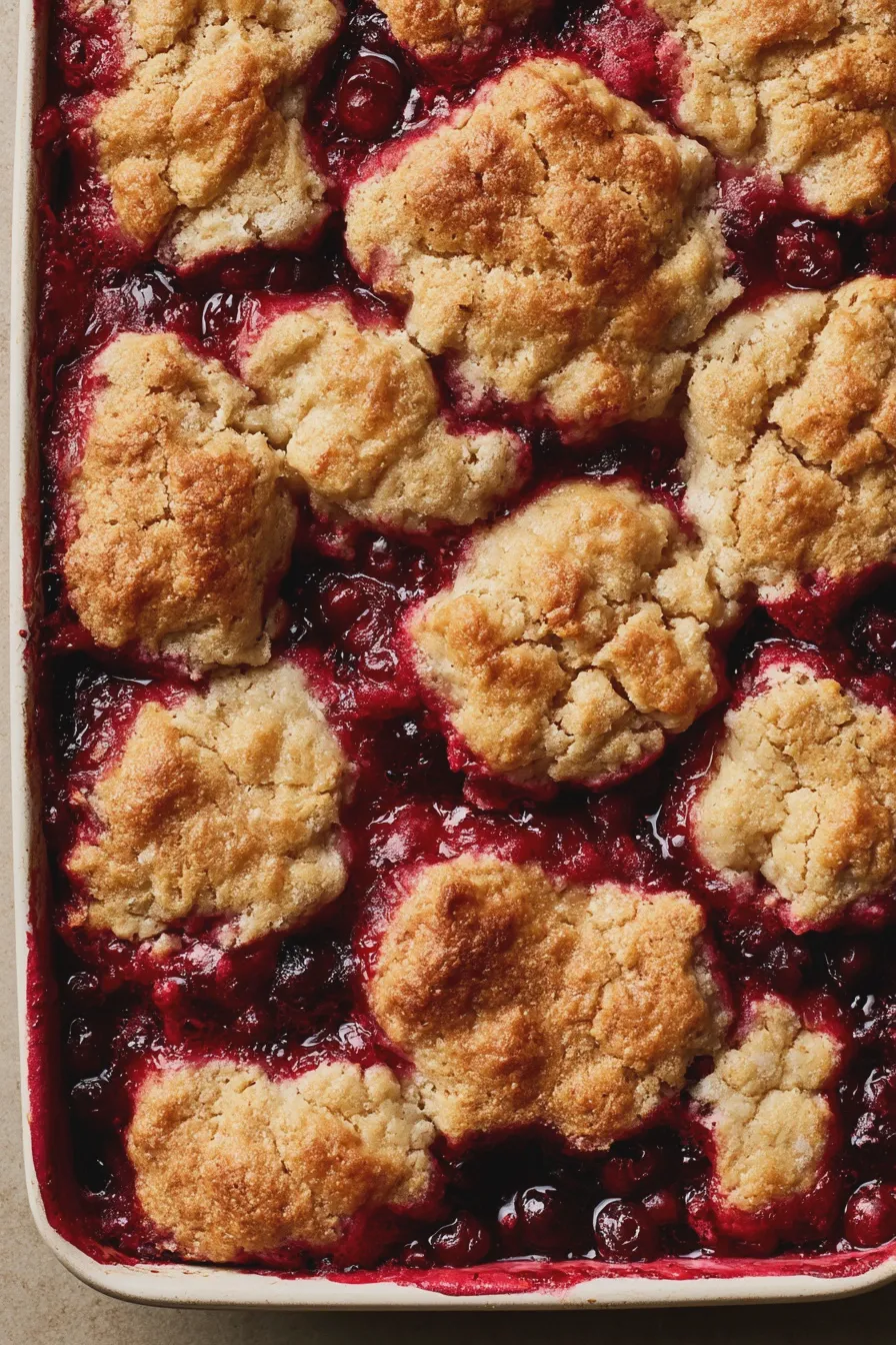 Cranberry Cobbler Recipe Easy and Delicious
