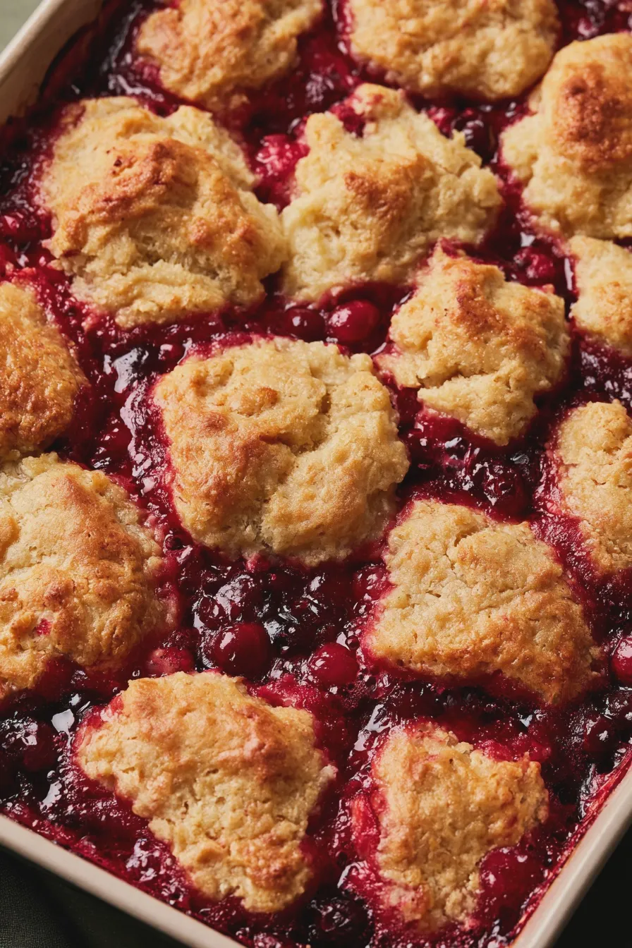 Cranberry Cobbler