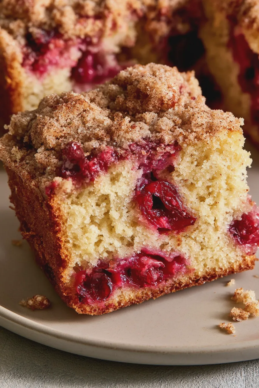 Cranberry Coffee Cake Recipe Moist and Flavorful
