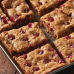 Cranberry Cookie Bars
