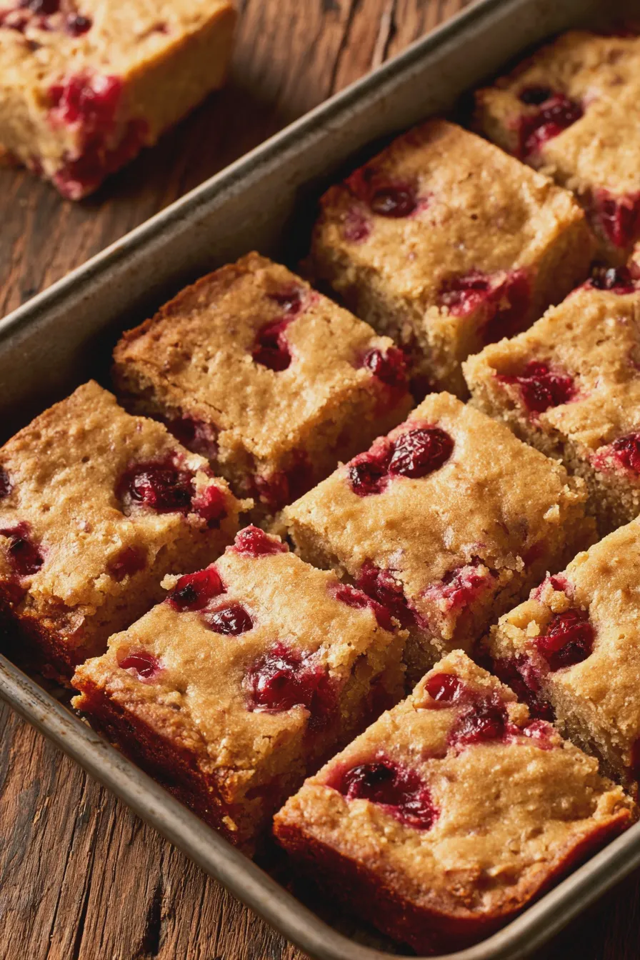 Cranberry Cookie Bars