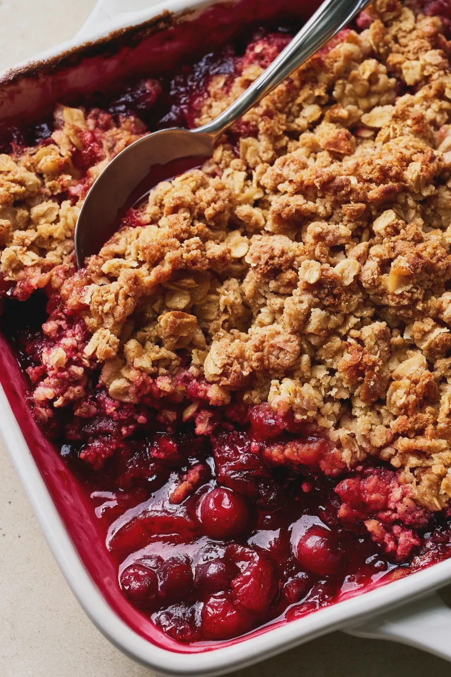 Cranberry Crisp Recipe Easy and Delicious