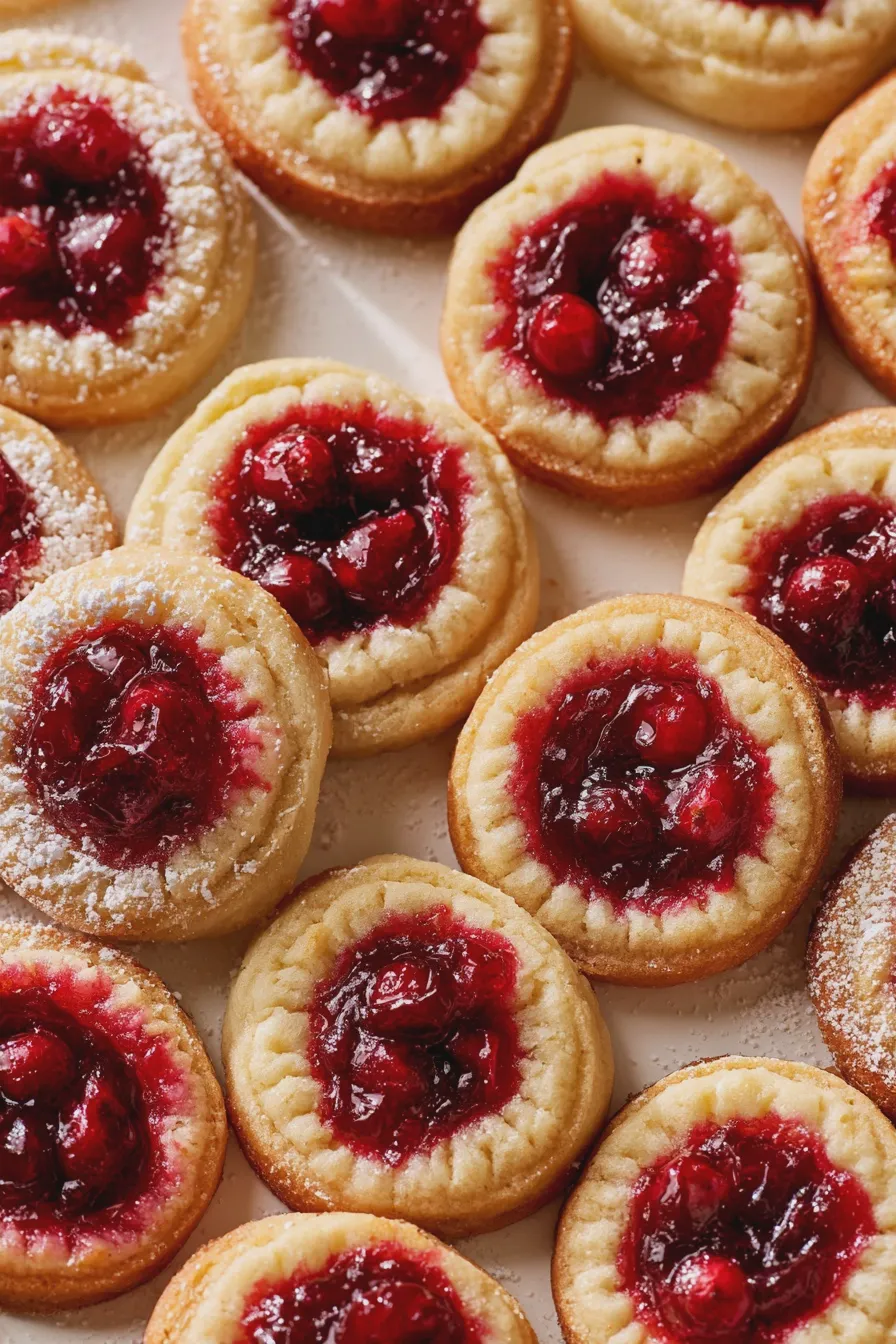 Cranberry Thumbprint Cookies Recipe Easy and Delicious 2 Cranberry Thumbprint Cookies