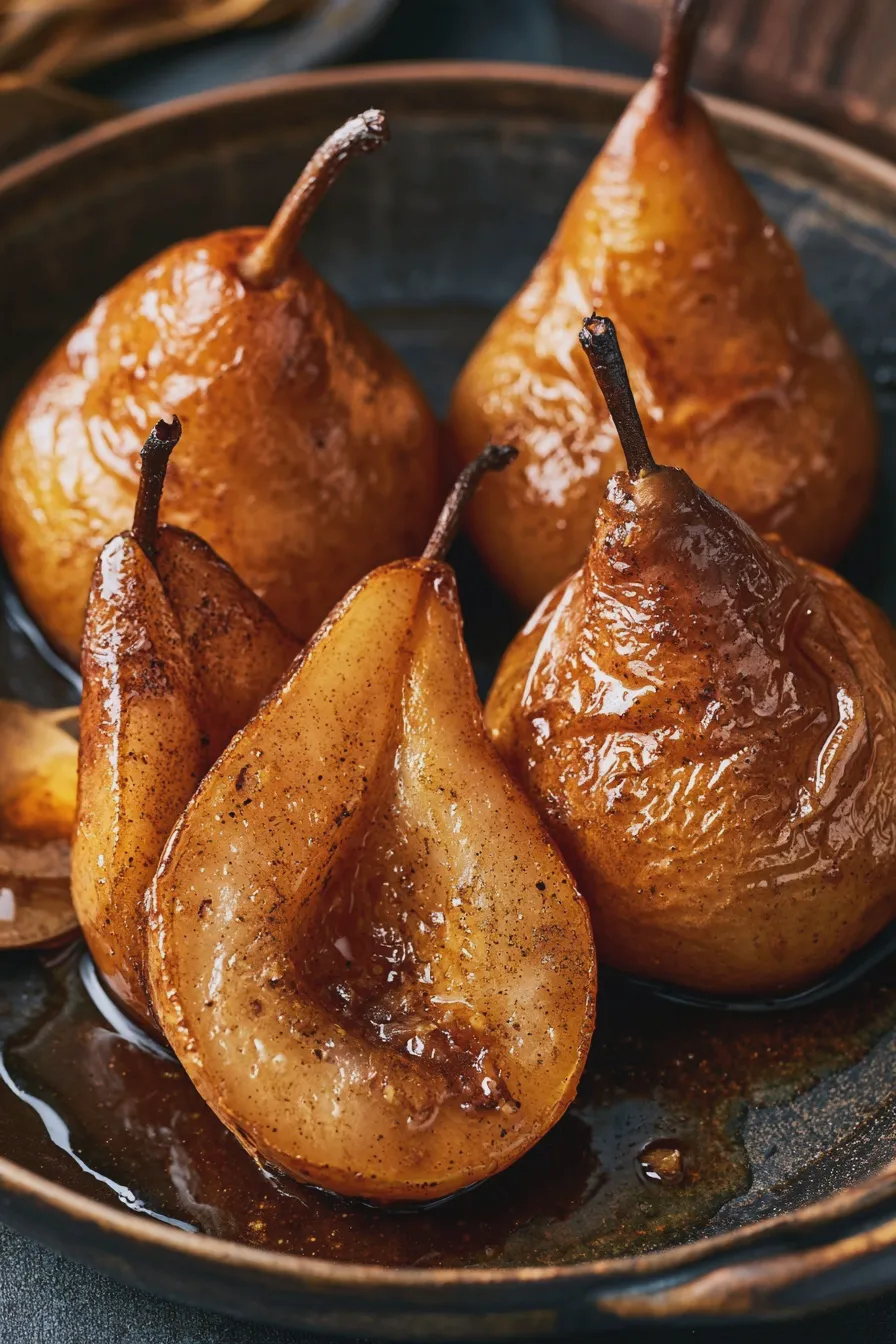 Maple Baked Pears Recipe 2 Maple Baked Pears