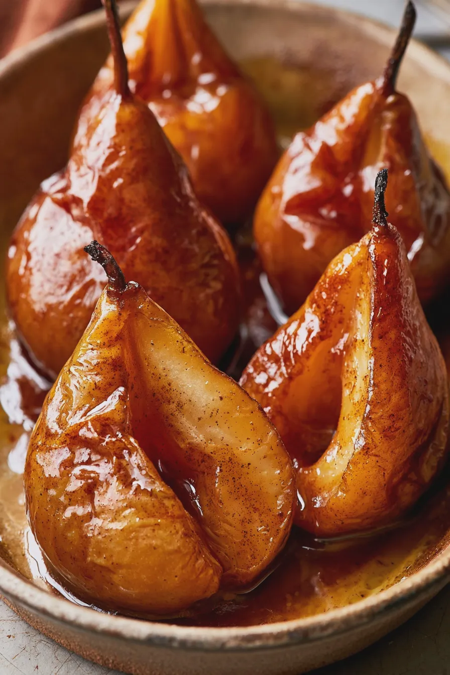 Maple Baked Pears Recipe 4 Maple Baked Pears