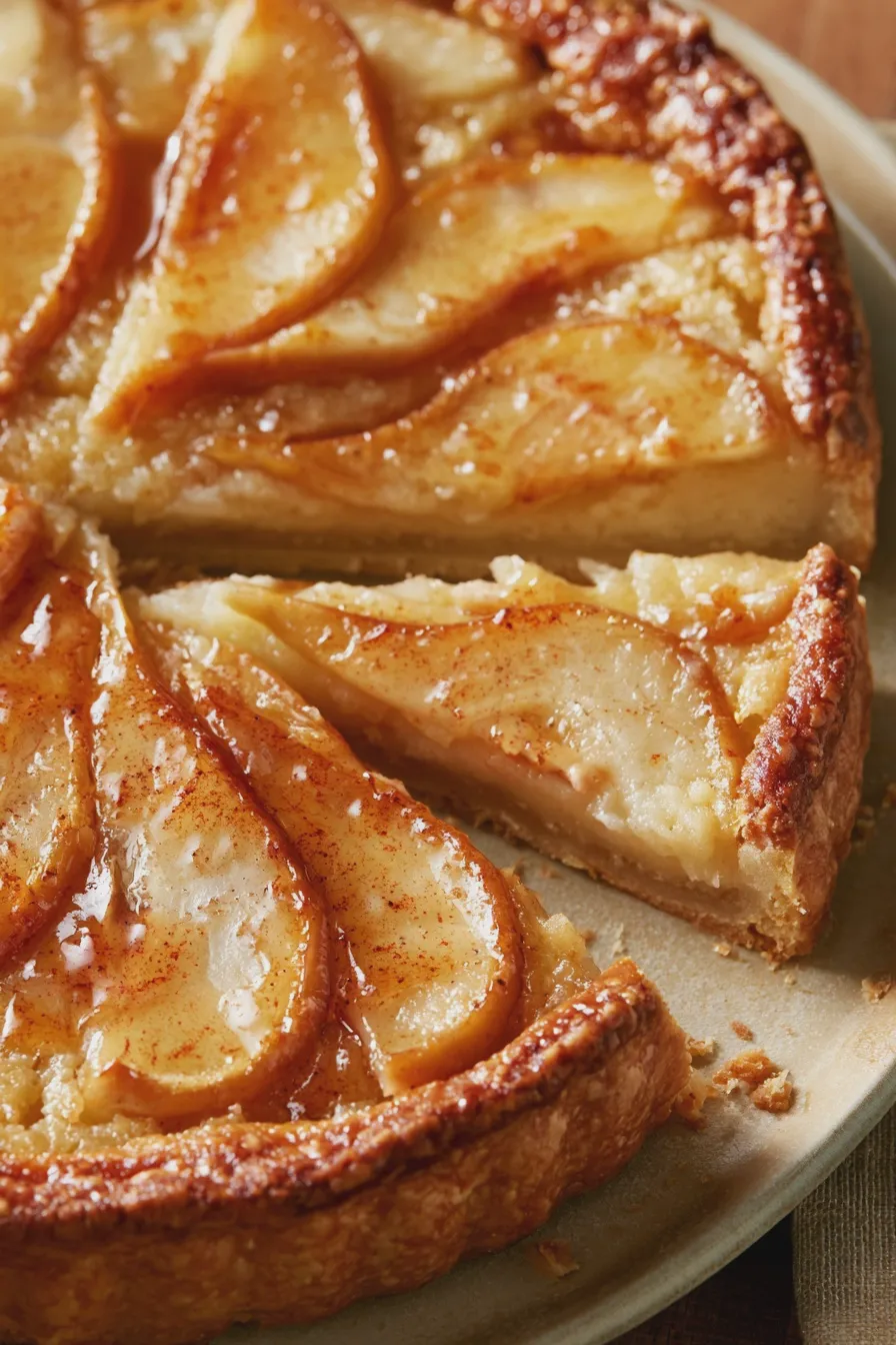 Pear Almond Tart Recipe 3 Pear Almond Tart