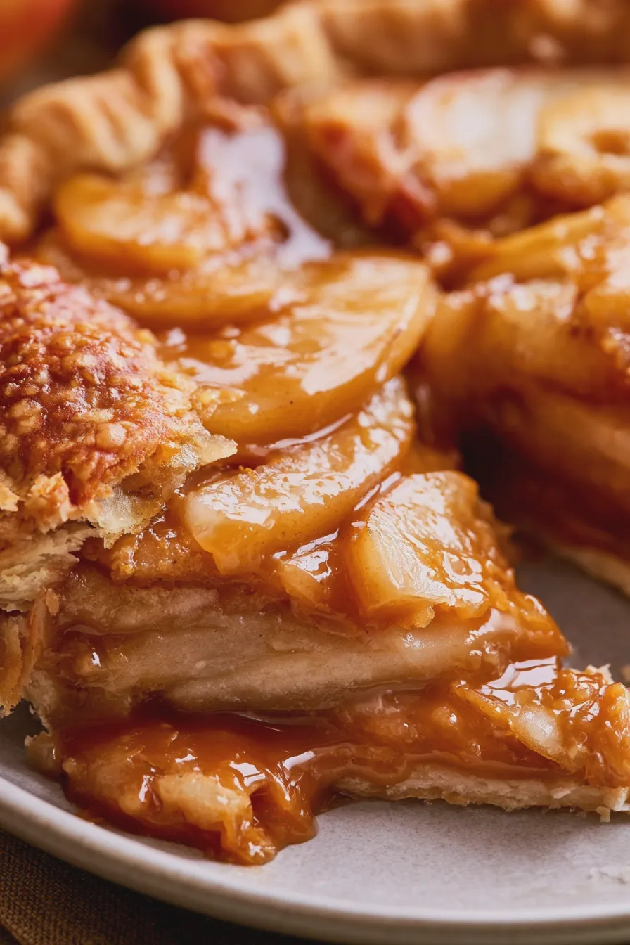 Pear Caramel Pie Recipe 1 Pear Caramel Pie