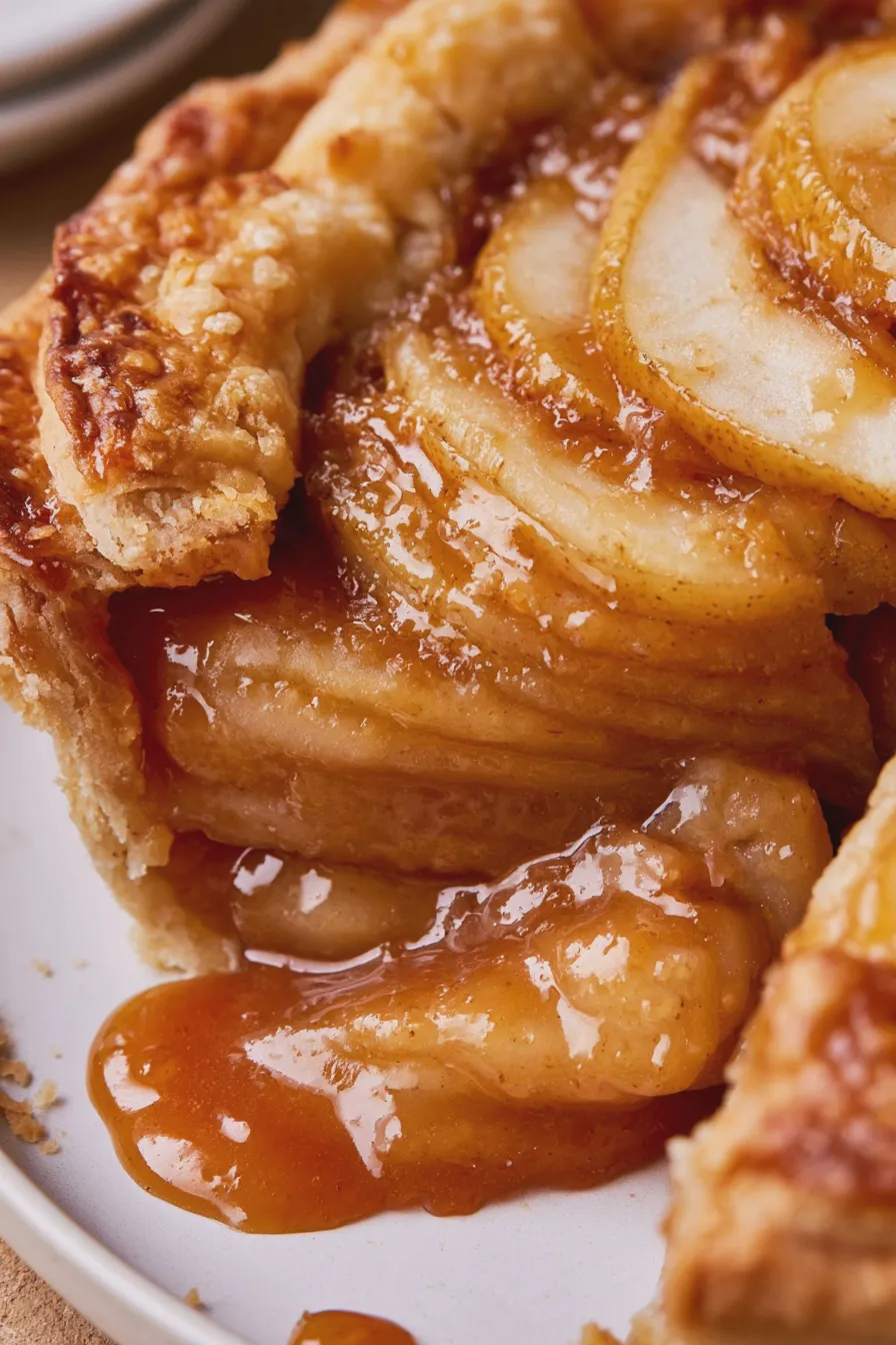 Pear Caramel Pie Recipe 4 Pear Caramel Pie