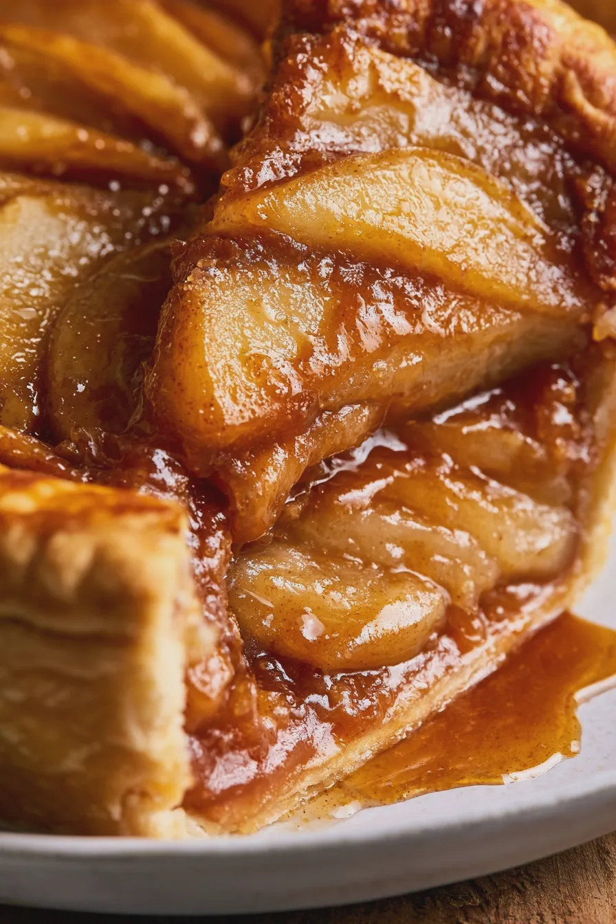 Pear Caramel Pie Recipe 2 Pear Caramel Pie