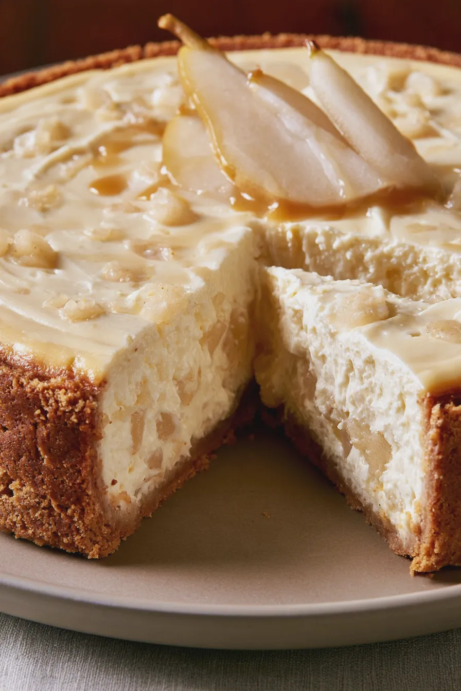 Pear Cheesecake