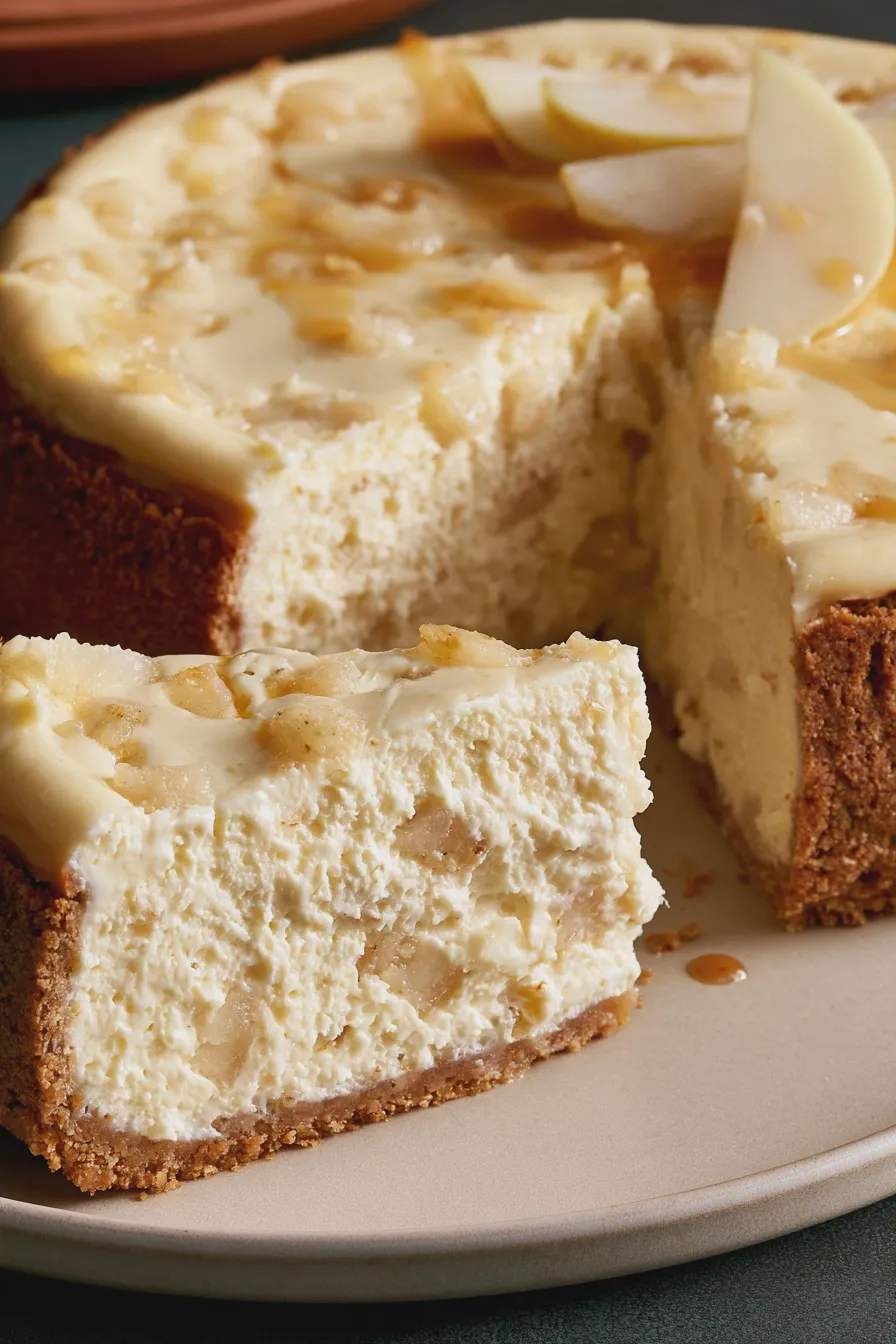 Pear Cheesecake