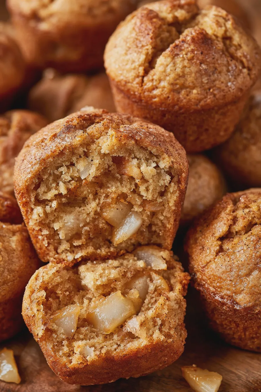 Pear Cinnamon Muffins