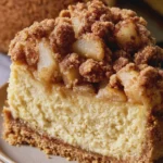 Pear Crumble Cheesecake