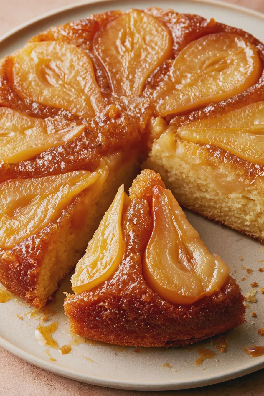 Pear Upside Down Cake