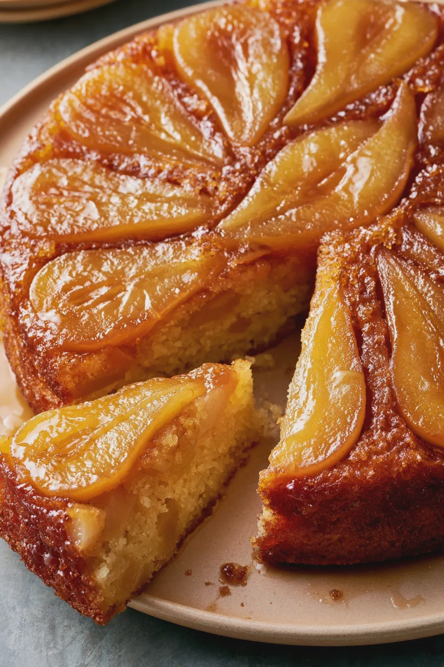 Pear Upside Down Cake