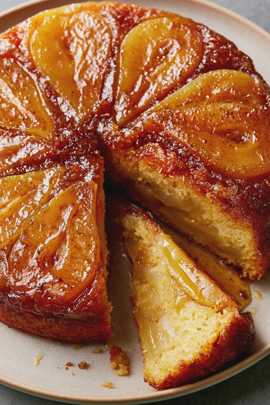 Pear Upside Down Cake