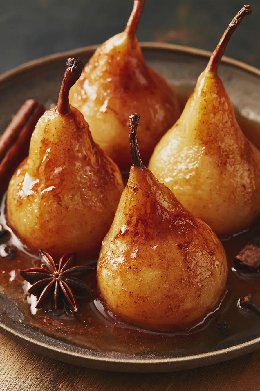 Poached Pears
