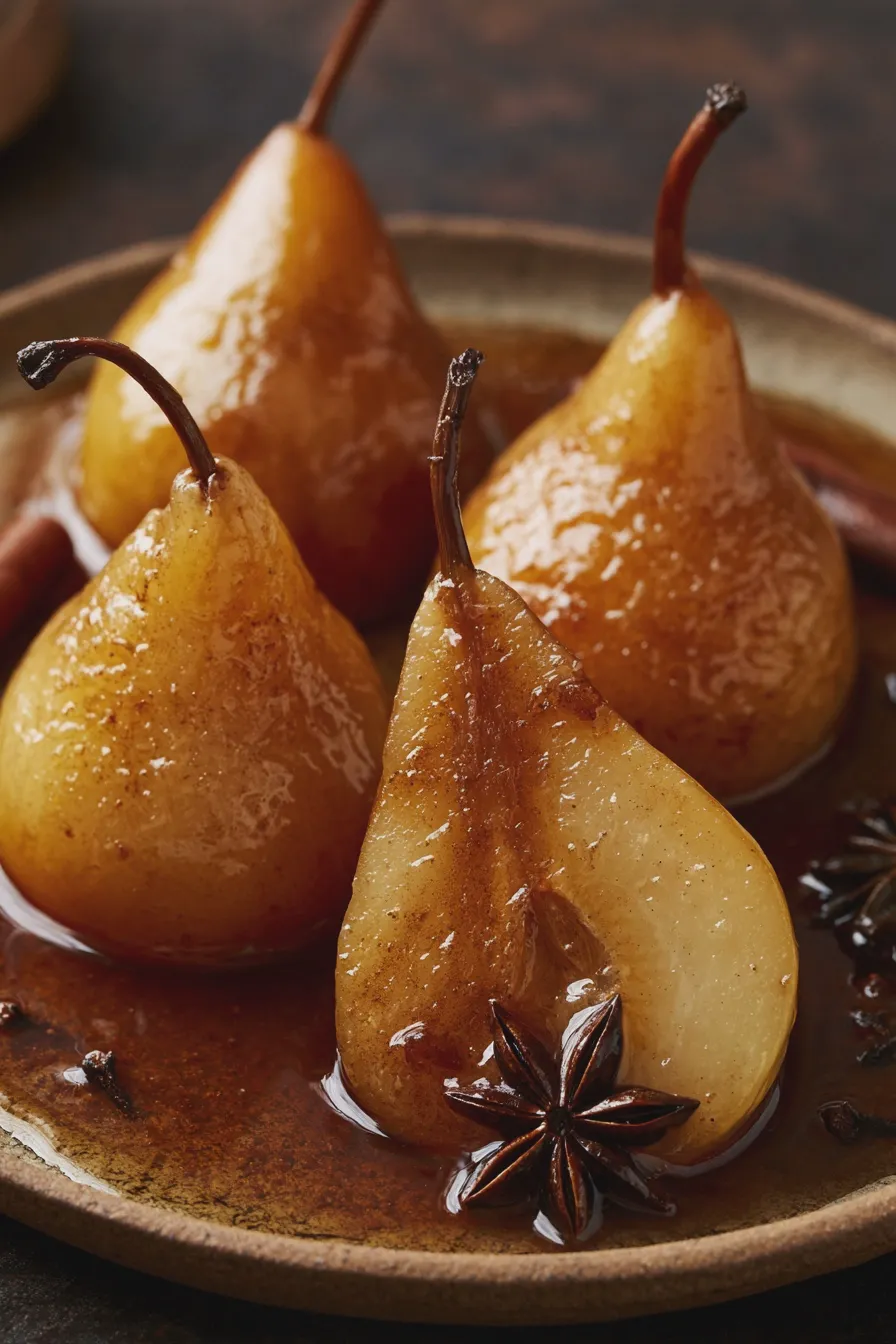 Poached Pears