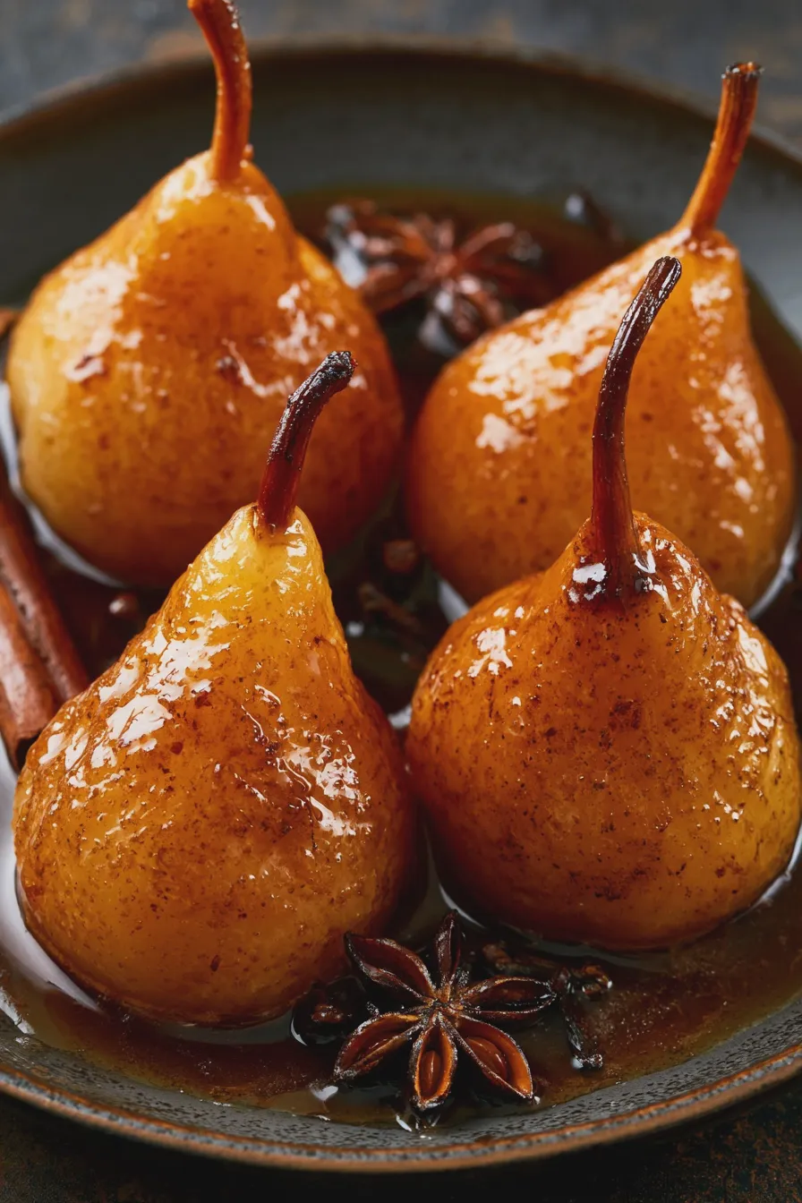 Poached Pears