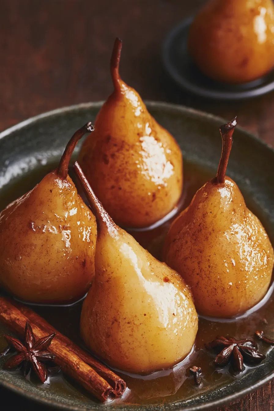 Poached Pears
