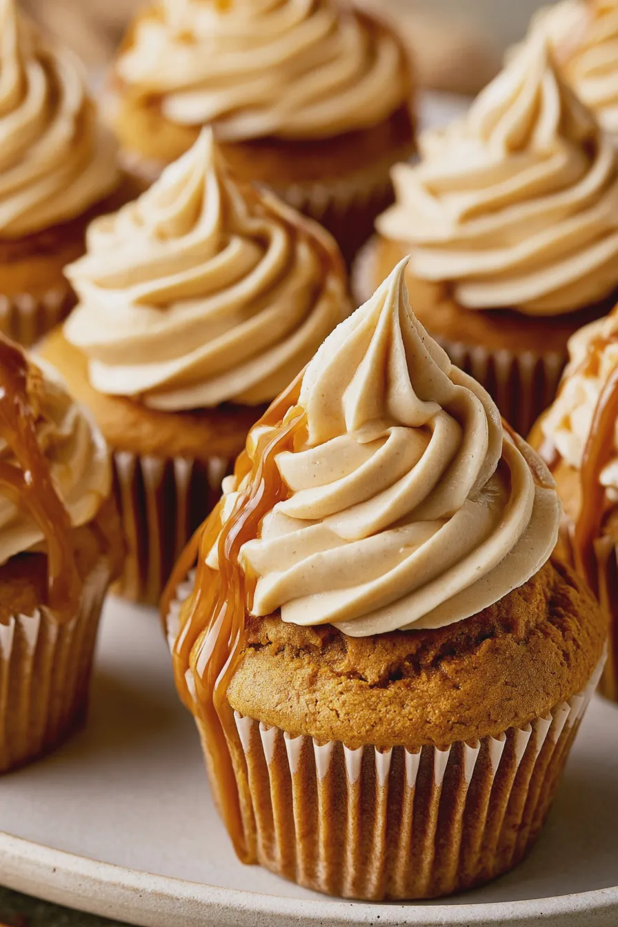 Pumpkin Caramel Cupcakes Recipe 4 Pumpkin Caramel Cupcakes