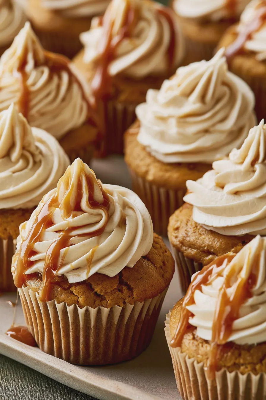 Pumpkin Caramel Cupcakes Recipe 3 Pumpkin Caramel Cupcakes