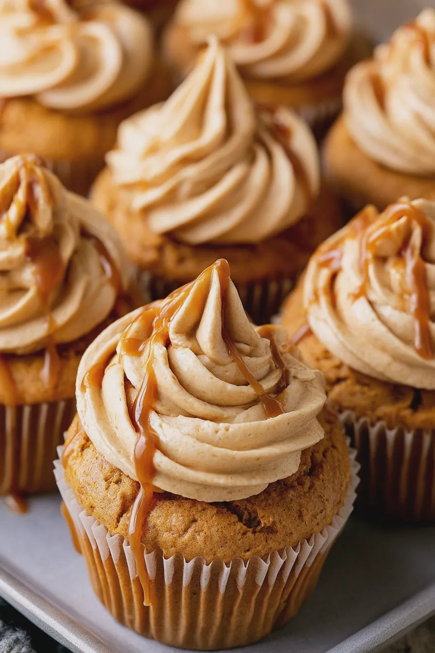 Pumpkin Caramel Cupcakes Recipe 2 Pumpkin Caramel Cupcakes