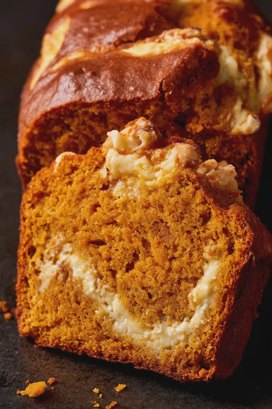 Pumpkin Cream Cheese Bread