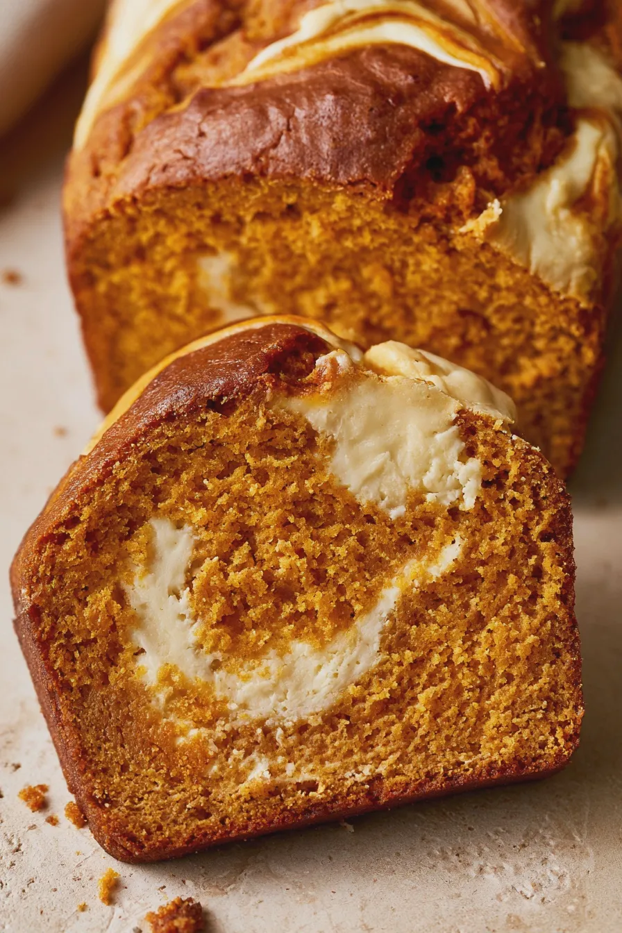 Pumpkin Cream Cheese Bread