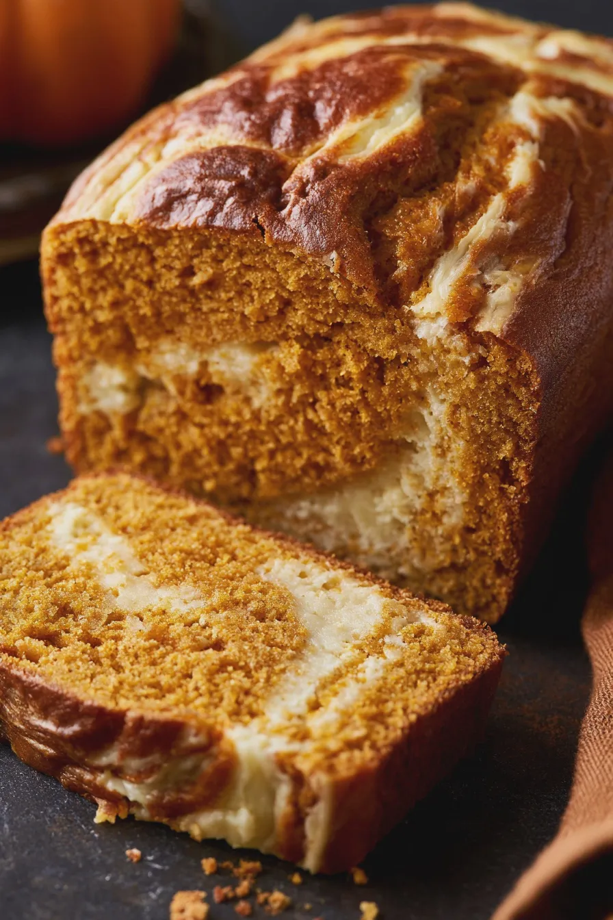 Pumpkin Cream Cheese Bread