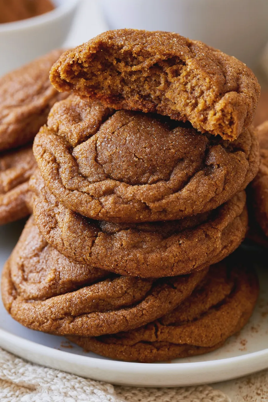 Pumpkin Molasses Cookies