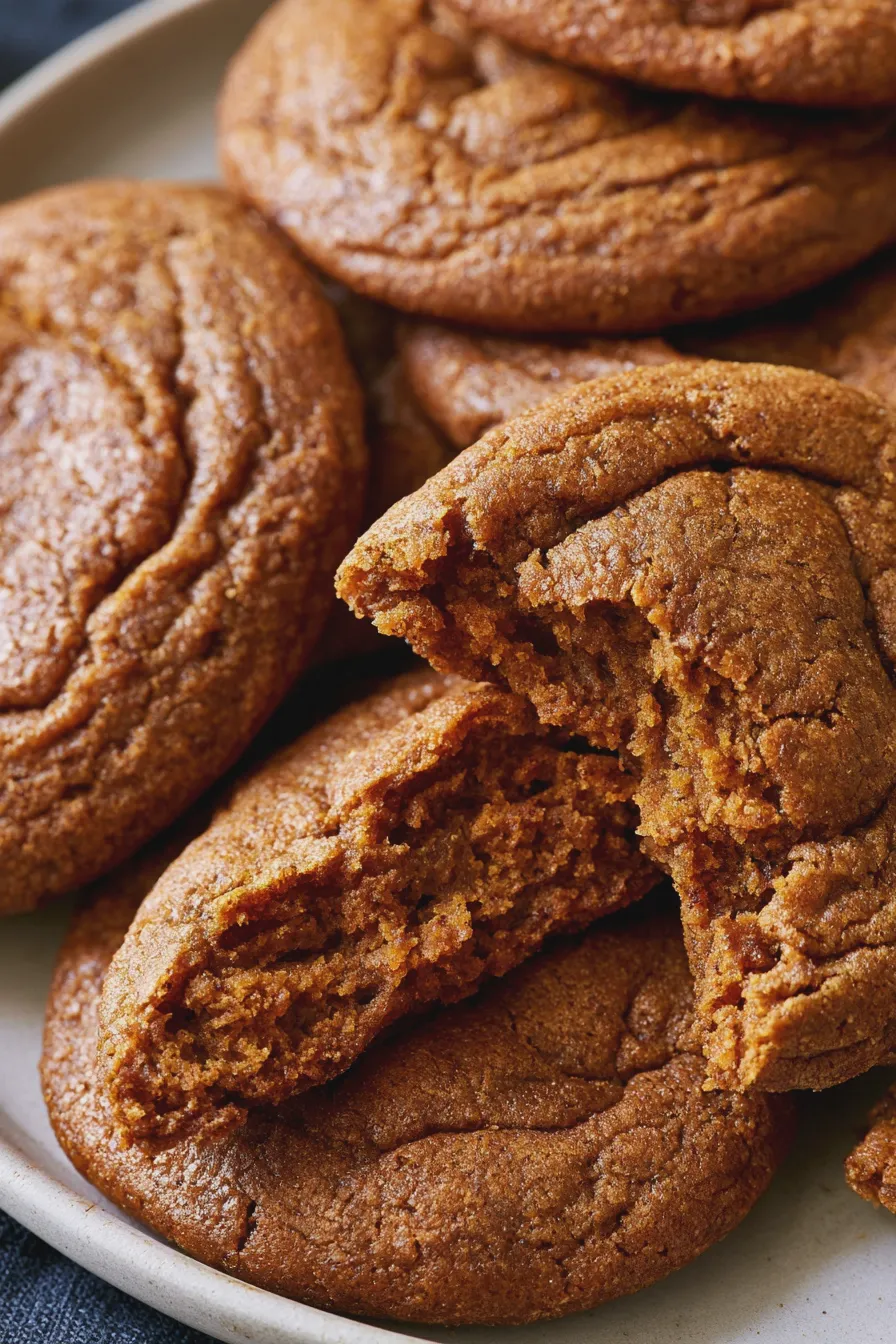 Pumpkin Molasses Cookies
