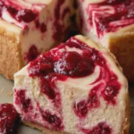 White Chocolate Cranberry Cheesecake